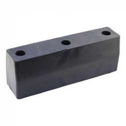 Gummiblock, Dämpfungsgummi 300 mm x 80 mm x 105 mm