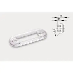 Fristom | Mounting bracket black for 200-series marker lighting on a round surface | M10MS-200W