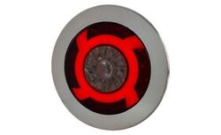 Inbouw LED mistlicht met achteruitrijlicht | 120mm. | 12-24v | 1,5m. kabel | VC-3930