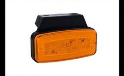 LED markeringslicht amber met beugel | 12-24v | 50cm. kabel | MV-4950A