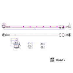 FEBI Bilstein – Spurstange – 182645