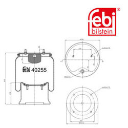 FEBI Bilstein - õhkvedru lõõtsad - 40255