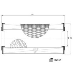 FEBI Bilstein - oliefilter - 182567