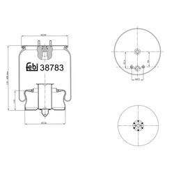 FEBI Bilstein - Luchtveerbalg - 38783