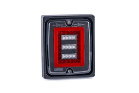 LED opbouw mist-achteruitijlicht 12-24v 100cm kabel