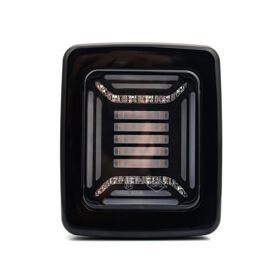 LED achterlicht | zwart frame | 12-24V | 100cm kabel | H+V montage
