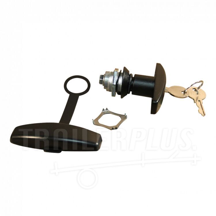 RVS Platte Deursluiting / Trekgrendel - Boot, Camper, Caravan